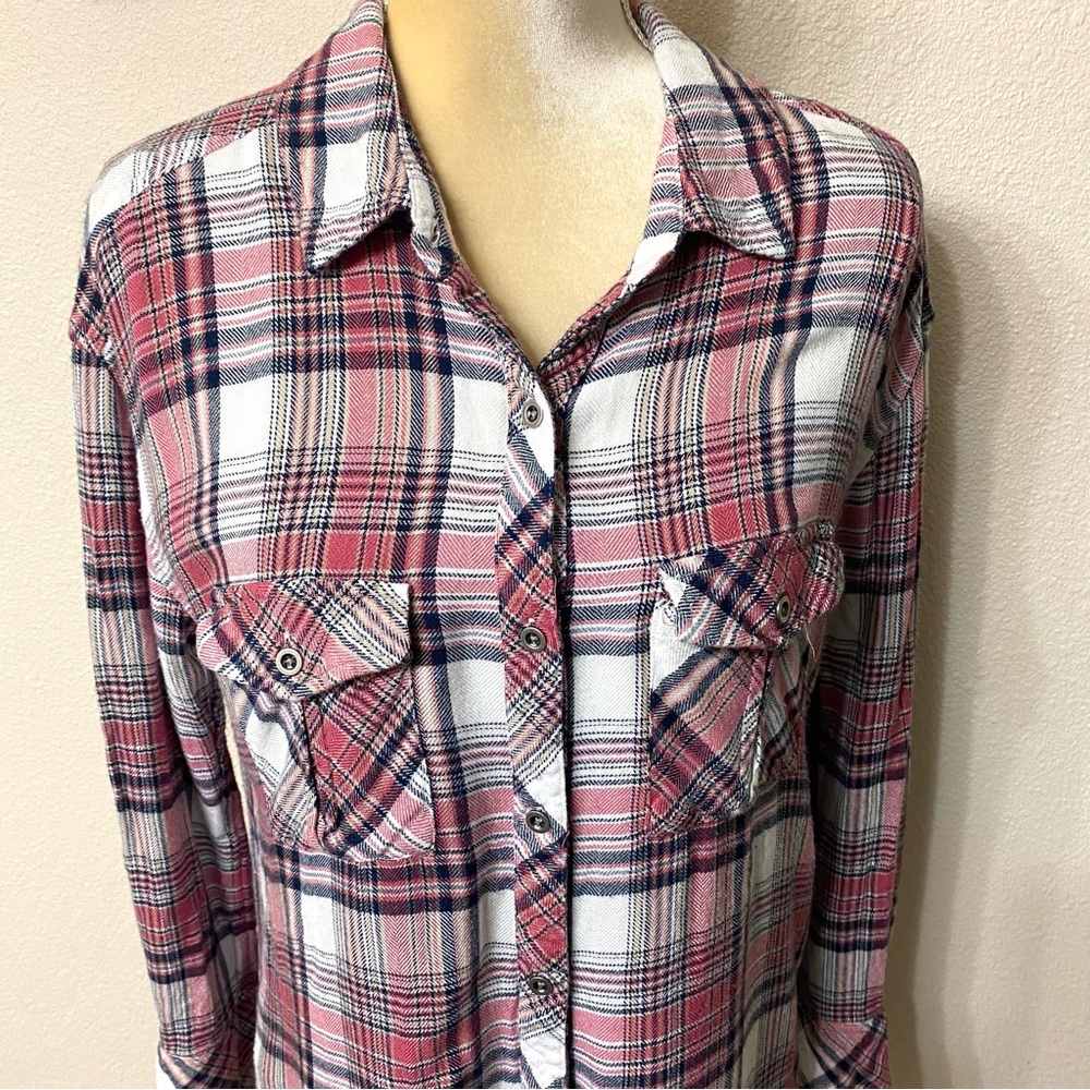 Rails X Free People Plaid Button-Front Shirt - image 4
